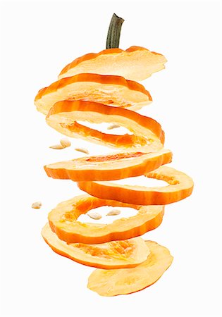 pépin (fruit) - Sliced squash Photographie de stock - Premium Libres de Droits, Code: 659-08896664