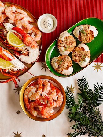 simsearch:659-08940625,k - Large Seafood Platter Stock Photo - Premium Royalty-Free, Code: 659-08896787