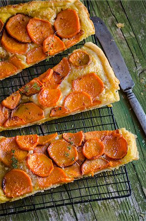 short pastry base - Sweet potato tart Stock Photo - Premium Royalty-Free, Code: 659-08904999