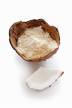 Coconut flower in a coconut shell Stock Photo - Premium Royalty-Free, Code: 659-08905180