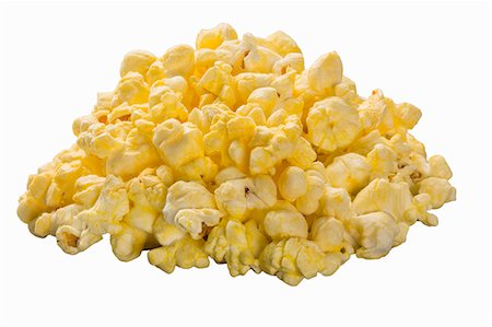 simsearch:659-08902725,k - A pile of buttered popcorn on the white surface Foto de stock - Sin royalties Premium, Código: 659-08902698