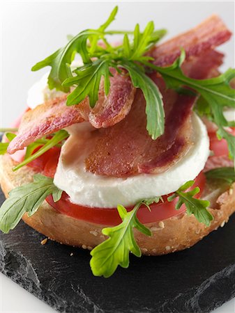 Italian bagel editorial food Stock Photo - Premium Royalty-Free, Code: 659-09124565