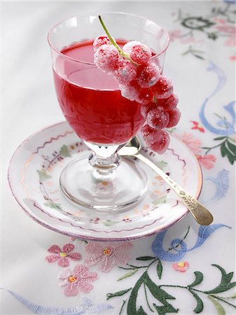 eastern european cuisine - A glass of polish kisiel dessert editorial food Stock Photo - Premium Royalty-Free, Code: 659-09124560