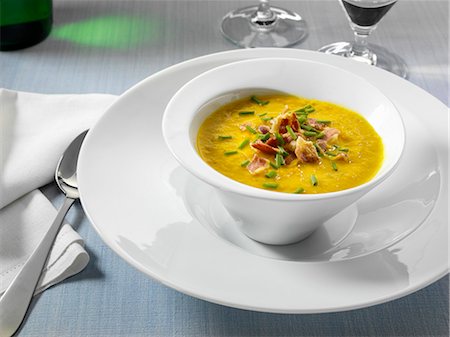 simsearch:659-08905895,k - Roasted butternut squash bisque Stock Photo - Premium Royalty-Free, Code: 659-09124764