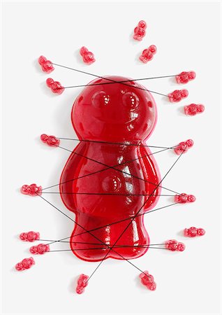 pudding above - Jelly figures from Gulliver's Travels Stock Photo - Premium Royalty-Free, Code: 659-09125876