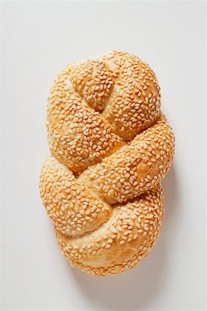 sesame bread - Sesame plait Stock Photo - Premium Royalty-Free, Code: 659-01844139