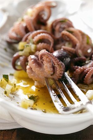 Octopus in olive oil Stock Photo - Premium Royalty-Free, Code: 659-01844259