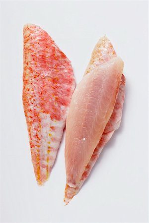 Three red mullet fillets Stock Photo - Premium Royalty-Free, Code: 659-01844711