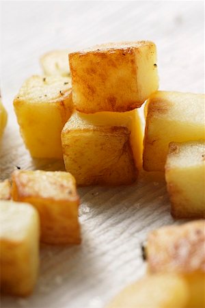 Fried diced potatoes Foto de stock - Sin royalties Premium, Código: 659-01844770