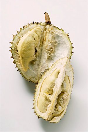simsearch:659-01846644,k - Durian (a half and a quarter) Stock Photo - Premium Royalty-Free, Code: 659-01844886