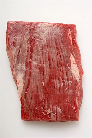 steak chunk - Raw flank steak Stock Photo - Premium Royalty-Free, Code: 659-01845020