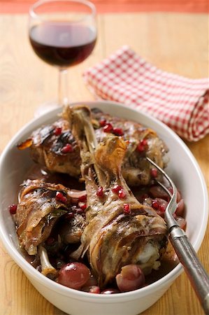Braised lamb with cranberries and grapes Stock Photo - Premium Royalty-Free, Code: 659-01847102