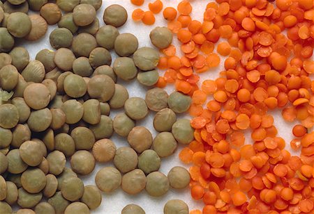red lentil - Brown lentils & red lentils Stock Photo - Premium Royalty-Free, Code: 659-01848626