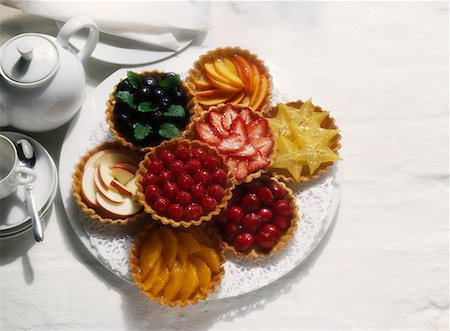 strawberry tartlet - Fruit Tartlets Stock Photo - Premium Royalty-Free, Code: 659-01848793