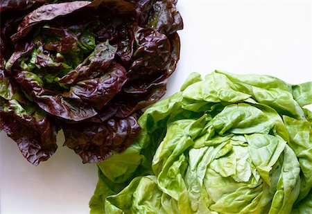 simsearch:659-06185162,k - Red & Green Lettuce Foto de stock - Sin royalties Premium, Código: 659-01848861