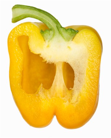 simsearch:659-01859414,k - Half a yellow pepper Stock Photo - Premium Royalty-Free, Code: 659-01849416