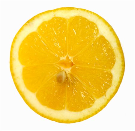 A slice of lemon Stock Photo - Premium Royalty-Free, Code: 659-01849428