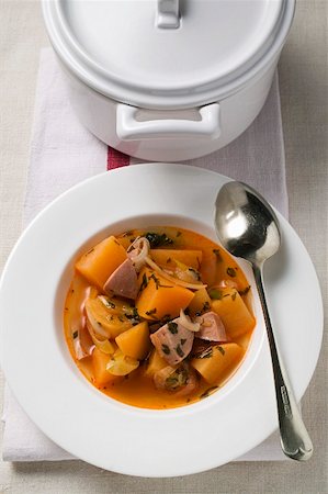 stew sausage - Potato stew with sausage Stock Photo - Premium Royalty-Free, Code: 659-01849980