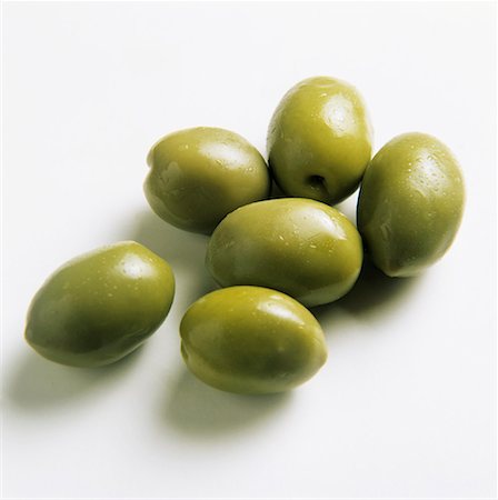 Six Ionian Olives Stock Photo - Premium Royalty-Free, Code: 659-01842353