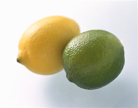 simsearch:659-03536778,k - A Lime and a Lemon Stock Photo - Premium Royalty-Free, Code: 659-01842588