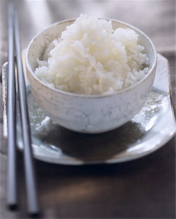A Dish of Cooked White Rice Stock Photo - Premium Royalty-Free, Code: 659-01842730