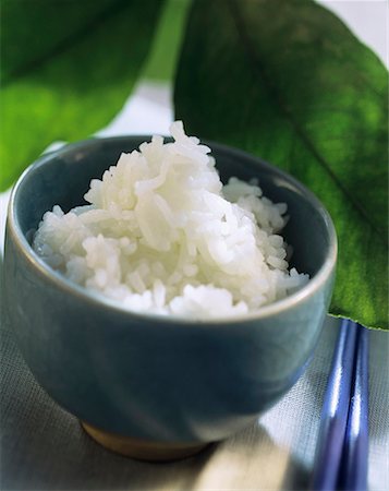 A Bowl of Cooked White Rice Stock Photo - Premium Royalty-Free, Code: 659-01842749