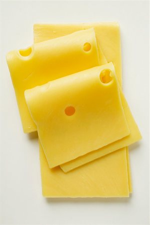 emmental - Emmental cheese in slices Foto de stock - Sin royalties Premium, Código: 659-01843169