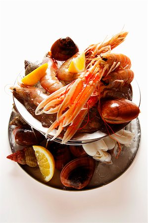 simsearch:659-01842370,k - Seafood on tiered stand Stock Photo - Premium Royalty-Free, Code: 659-01843547