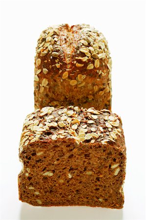 Wholemeal bread with rolled oats Stock Photo - Premium Royalty-Free, Code: 659-01843788