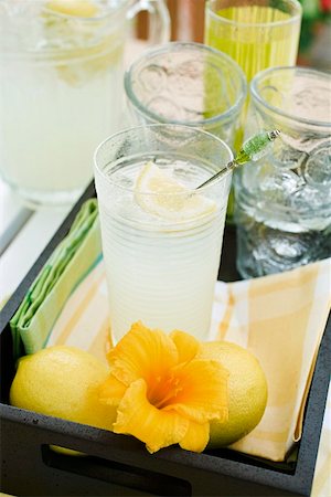 still lemonade - Still life with lemonade Stock Photo - Premium Royalty-Free, Code: 659-01854124