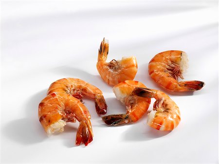 fresh prawn - Shrimp tails Stock Photo - Premium Royalty-Free, Code: 659-01854659