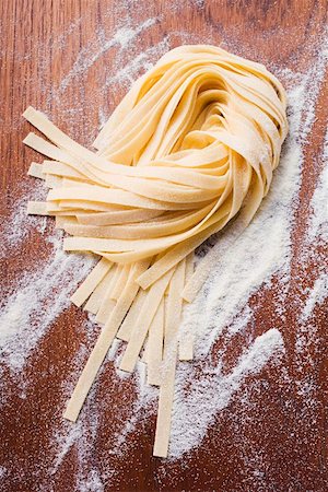 semolina - Home-made ribbon pasta Stock Photo - Premium Royalty-Free, Code: 659-01854706