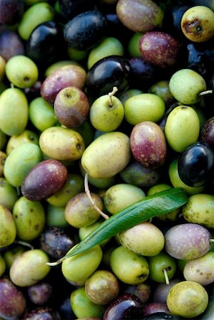 Green and black olives Stock Photo - Premium Royalty-Free, Code: 659-01855367