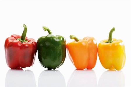 simsearch:659-01861573,k - Peppers (four different colours) Foto de stock - Sin royalties Premium, Código: 659-01855926