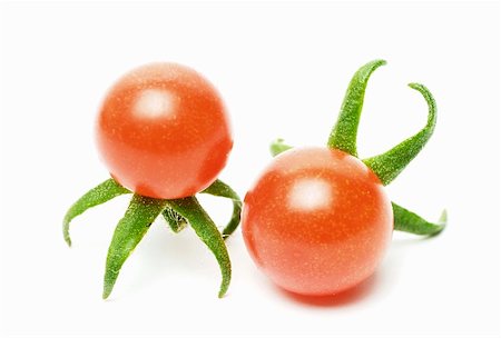 Two cocktail tomatoes Stock Photo - Premium Royalty-Free, Code: 659-01856080