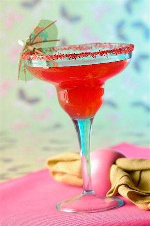 Pastèque cocktail avec de la chaux Photographie de stock - Premium Libres de Droits, Code: 659-01856485