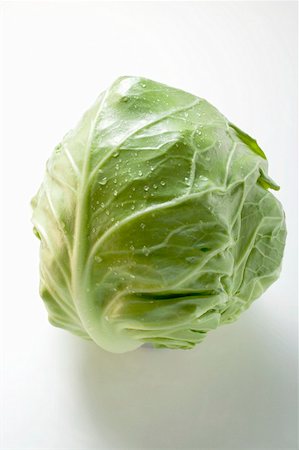 simsearch:659-01843703,k - White cabbage with drops of water Stock Photo - Premium Royalty-Free, Code: 659-01857723