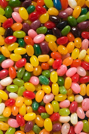 Coloured jelly beans (full-frame) Foto de stock - Sin royalties Premium, Código: 659-01859627