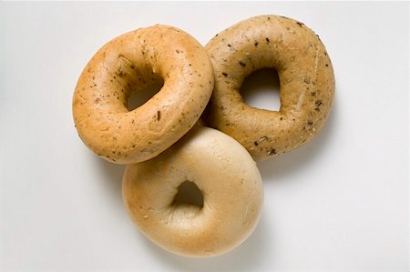 simsearch:659-01851817,k - Three different bagels Stock Photo - Premium Royalty-Free, Code: 659-01859904