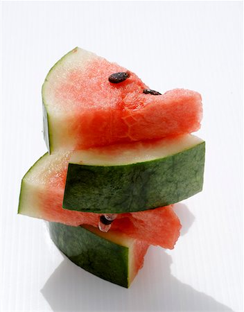 simsearch:659-01846812,k - Vier Stücke Wassermelone Stockbilder - Premium RF Lizenzfrei, Bildnummer: 659-01851325