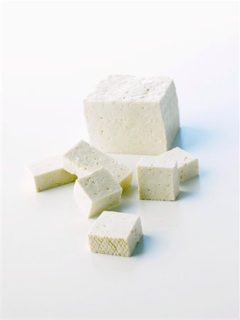 Diced tofu Stock Photo - Premium Royalty-Free, Code: 659-01851458