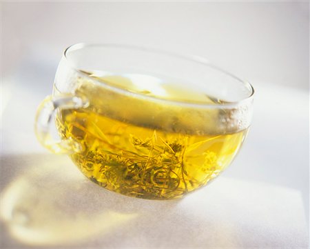 Thyme tea in a glass cup Stock Photo - Premium Royalty-Free, Code: 659-01851668