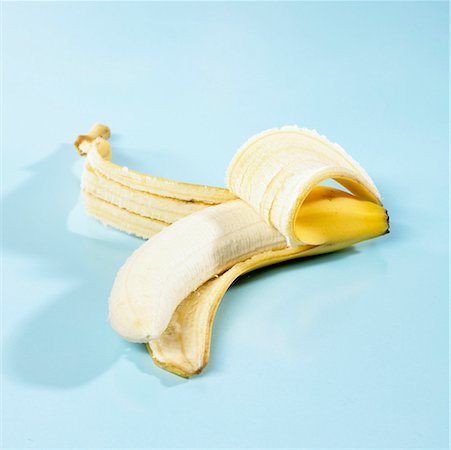 A half-peeled banana Stock Photo - Premium Royalty-Free, Code: 659-01852030