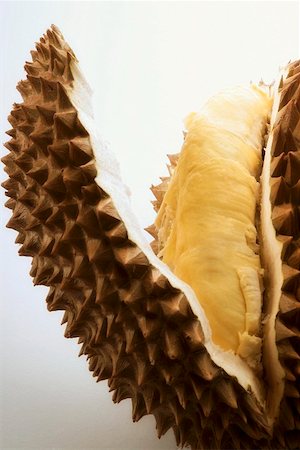 durião - Opened durian fruit, close-up Foto de stock - Royalty Free Premium, Número: 659-01852274