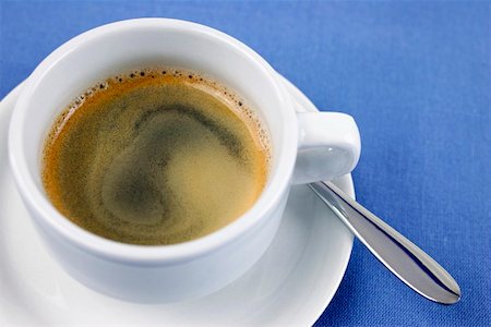 Creamy espresso in cup Stock Photo - Premium Royalty-Free, Code: 659-01852657
