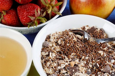 Ingredients for healthy muesli Stock Photo - Premium Royalty-Free, Code: 659-01852709