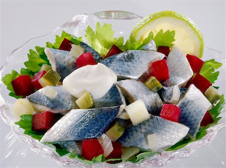 Herring Salad Foto de stock - Sin royalties Premium, Código: 659-01852788