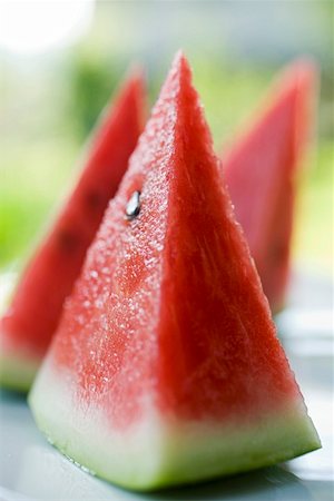 Watermelon wedges Stock Photo - Premium Royalty-Free, Code: 659-01853688