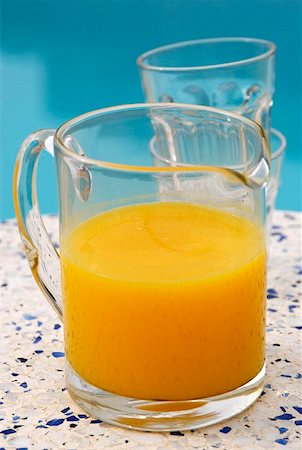 Freshly pressed orange juice Stock Photo - Premium Royalty-Free, Code: 659-01853890