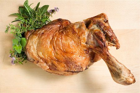 simsearch:659-01846214,k - Roast leg of lamb with fresh herbs Stock Photo - Premium Royalty-Free, Code: 659-01865562